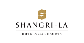 SHANGRI-LA品牌logo設計_五星級酒店品牌設計、SHANGRI-LA酒店vi設計、酒店標志設計、高級酒店標識設計      